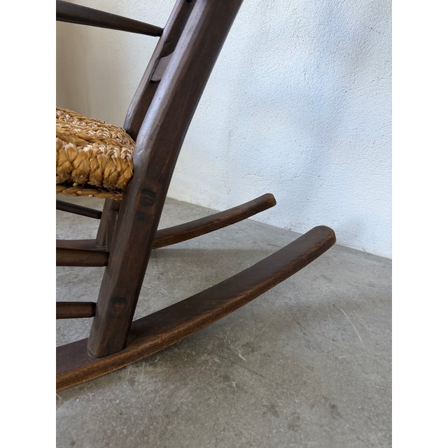 Antique French Rocking Chair, 1900s For Sale - Image 11 of 18