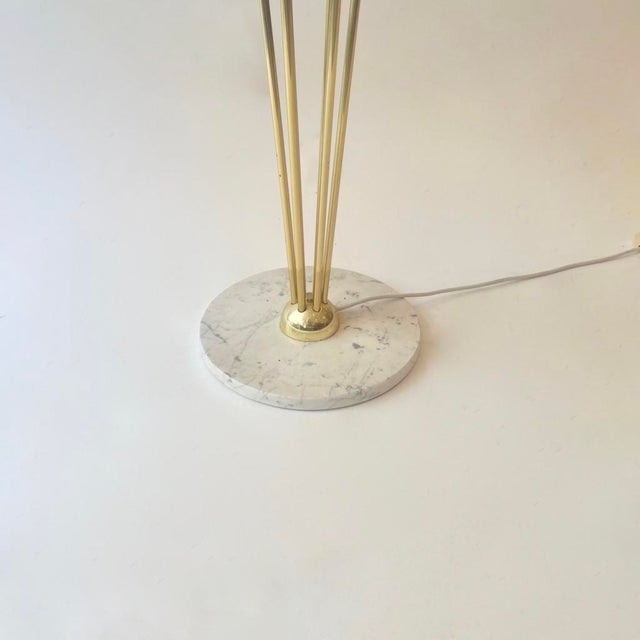 Alberello Floor Lamp in Brass and Glass from Stilnovo, Italy, 1960s For Sale - Image 3 of 13
