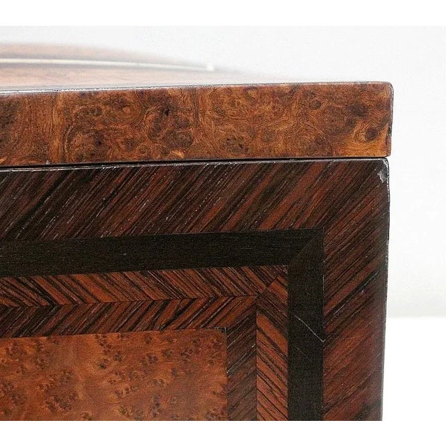 Small French Napoleon III Wooden Trunk For Sale - Image 11 of 18