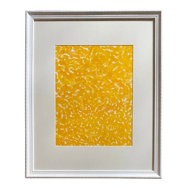 "Abstract Study in Yellow" Oil Painting For Sale