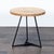Reclaimed pine tabletop on a metal base. Brand: West Elm. Original Price: $400. Dimensions (in): 30W x 30D x 31H.