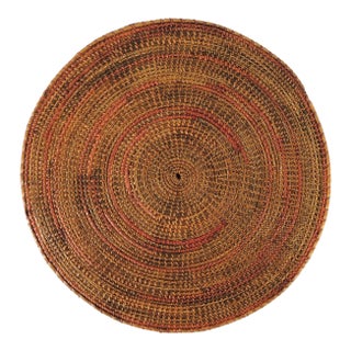 Mid 20th Century Tutsi Flat Basket For Sale