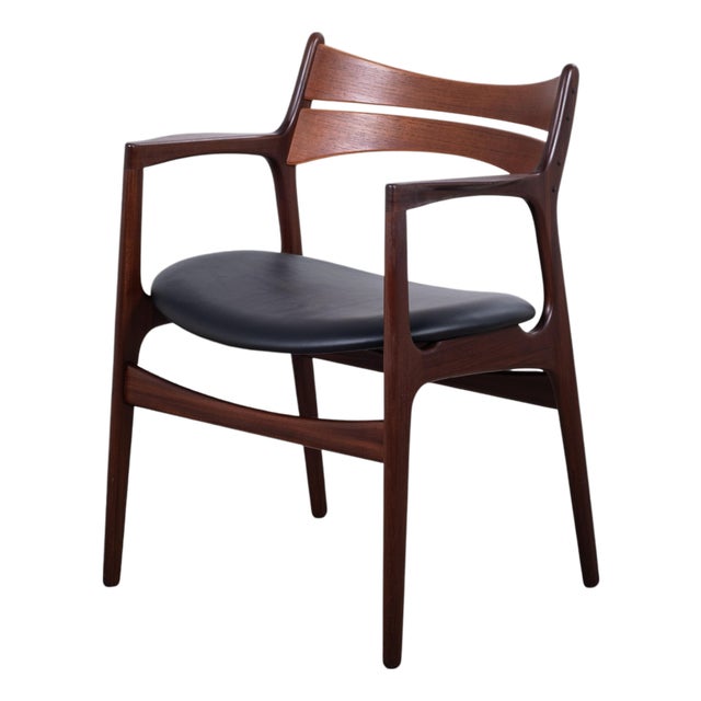 Teak Armchair attributed to Erik Buch for Christiansen Møbelfabrik, Denmark, 1960s For Sale