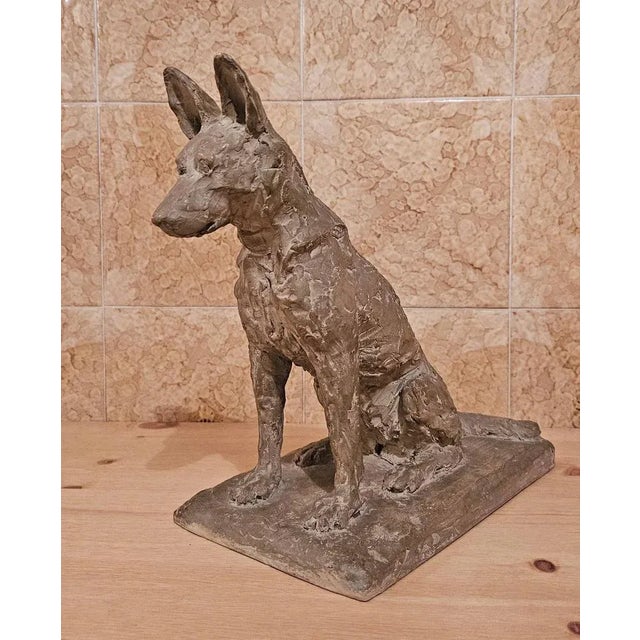 Art Deco Terracotta Dog by A. Thorand, 1935 For Sale - Image 4 of 12
