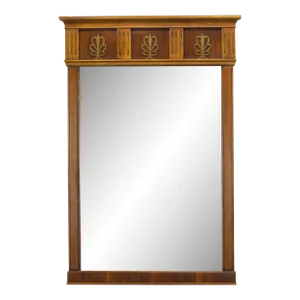 Mid Century Walnut Wall Mirror