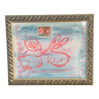 Original Abstract Sketch From Moon Bunies Series by Elia For Sale