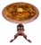 Italian Walnut Burl Gueridon with Inlay of St. George and the Dragon, 1880 For Sale