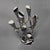 Mid-Century Modern MCM Chrome Fireplace Tool Set For Sale - Image 3 of 12