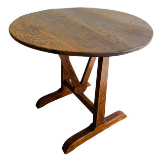 French Table in Oak For Sale