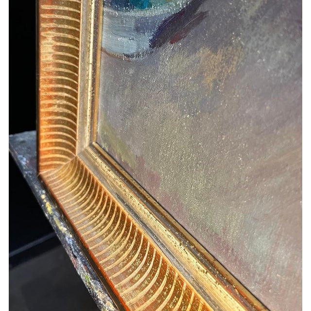 Fernand Blondin, Flowers in a Pitcher, Oil on Canvas For Sale - Image 10 of 13