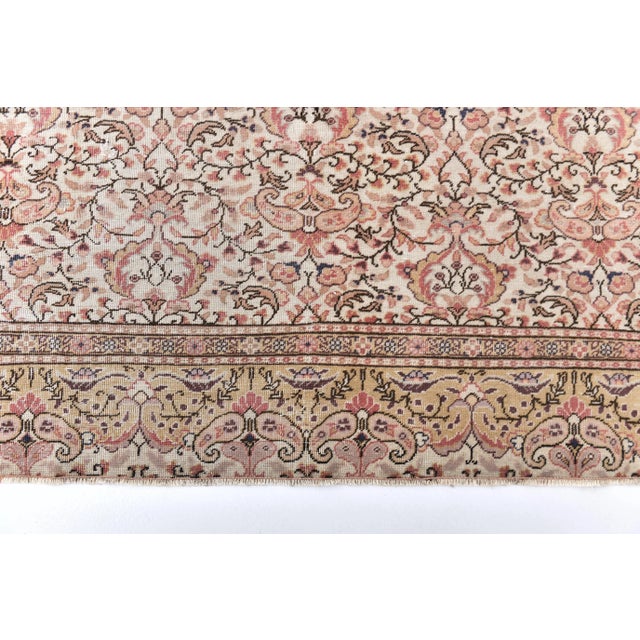 Vintage Turkish Rug in Wool For Sale - Image 10 of 14