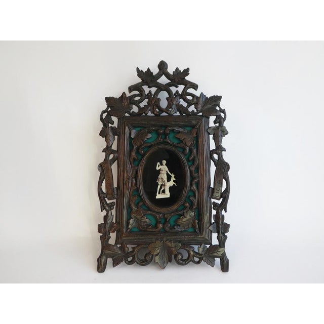 Antique Neo Renaissance Style Ornate Wooden Wall Cabinet For Sale - Image 3 of 11