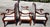 Antique Asian Rosewood Carved Foo Dogs Living Room Suite 3 Piece Sette 2 Chairs For Sale - Image 9 of 17