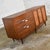 Mid-20th Century Mid-Century Modern Dresser American of Martinsville Accord Walnut & Cane W/ X’s & Asymmetric Handles For Sale - Image 11 of 18