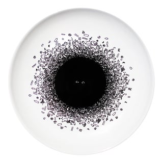 View | Ulysses Ceramic Plate by Vincenzo D’Alba for Kiasmo For Sale