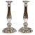 Biedermeier Silver Candleholders, Vienna, 1856, Set of 2 For Sale - Image 9 of 9