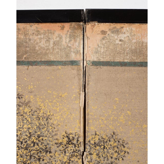 19th C. Japanese Edo Six Panel Screen Chinese Official's Gathering For Sale - Image 10 of 18