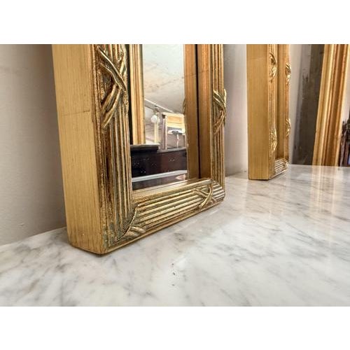 French Style Pier Mirrors, Set of 2 For Sale - Image 3 of 4