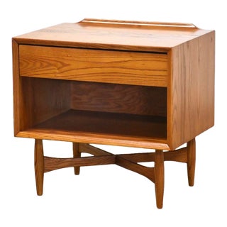 Heywood Wakefield Oak Nightstand For Sale