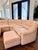 Elevate your space with this stunning vintage Leathercraft sectional, a beautifully sculpted conversation sofa designed...
