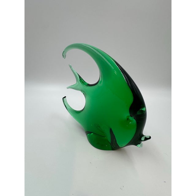 Beautiful angelfish is a stunning addition to your art glass collection. Made in Italy for Macy’s 1988. It is perfect for...
