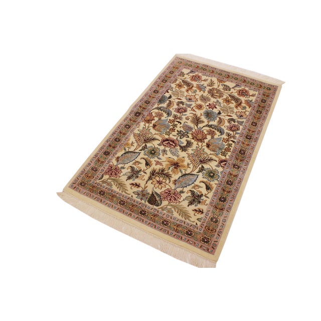 Designed with mesmerizing intricacy and gorgeous color palette, this hand-knotted masterpiece demonstrates the beauty and...