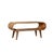 Mid-Century Modern Light Oak-Finish Mango Wood Scandinavian Coffee Table For Sale - Image 3 of 8