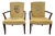 Vintage Mid Century Modern MCM Needlepoint Armchairs - Pair For Sale