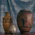 A French Art Deco pewter vase by René Delavan from the 1920s, defined by its hammered surface. The gently swelling body...