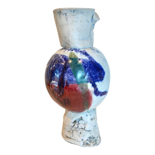 1970s Modern Studio Ceramic Art Sculpture by Artist Phyllis Baker Hammond For Sale
