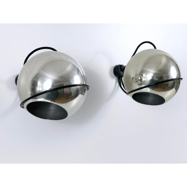 Model 232/G Spherical Sconces by Gino Sarfatti for Arteluce, Italy, 1961, Set of 2 For Sale - Image 6 of 18