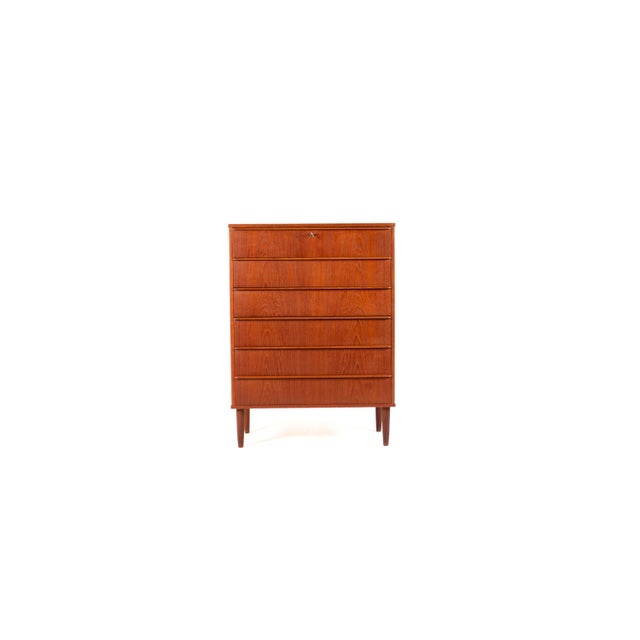 Vintage Danish Teak Chest of Drawers by Si-Bomi Møbler, 1960s For Sale - Image 14 of 14