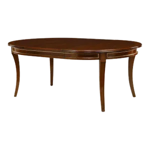 Mahogany With Gold Gilded Details Talbot Dining Table From the Madeline Stuart Collection