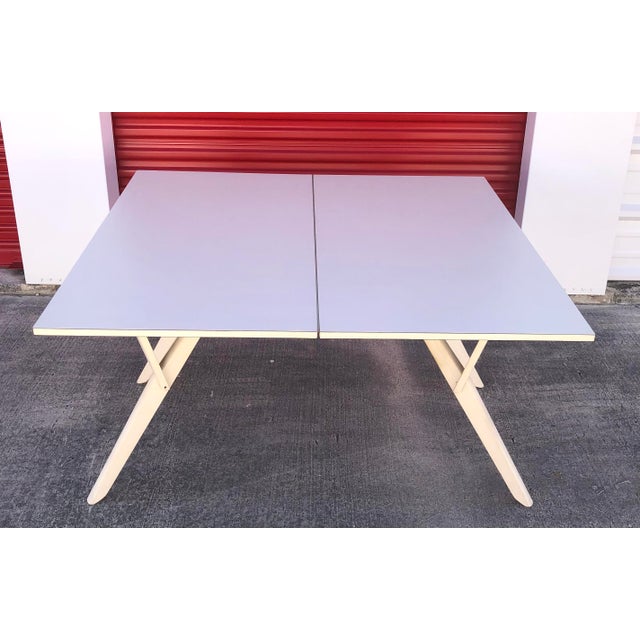 Mid Century Castro Convertible White Coffee & Dining Table For Sale - Image 9 of 10