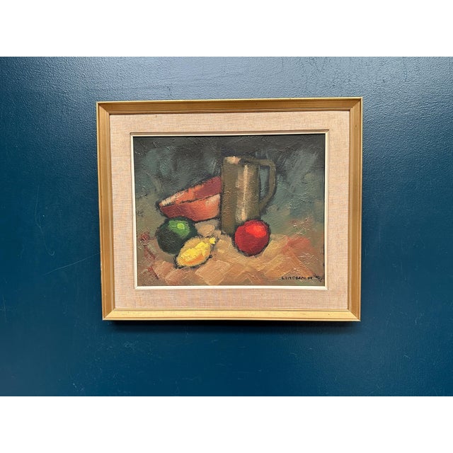 Lindholm, Still Life, 1960s, Oil on Canvas, Framed For Sale - Image 15 of 18