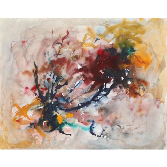 Eve Nethercott, Abstract (P1.35), Watercolor on Paper For Sale
