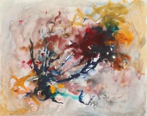 Eve Nethercott, Abstract (P1.35), Watercolor on Paper