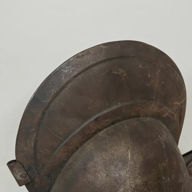17th Century Antique 17th Century Medieval Spanish or German Comb Morion Helmet For Sale - Image 5 of 16