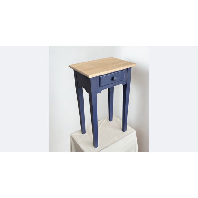 1970 Solid Oak Wine Table For Sale - Image 4 of 10