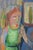 Abstract Expressionism Girl With Glass Abstract Expressionism by Kristin Cohen For Sale - Image 3 of 6