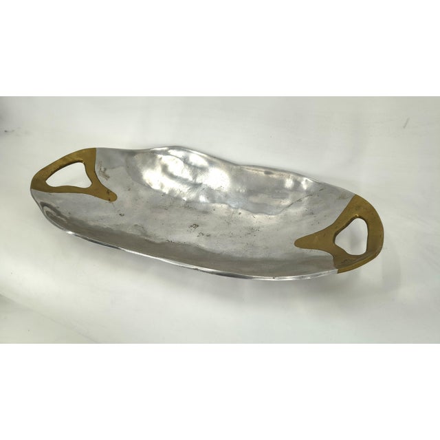 Brutalist Tray from David Marshall, 1970s, in Flawless conditions. Designed 1970 to 1979 This piece has an attribution...