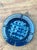 Vintage MCM Cobalt Glass Ashtray For Sale - Image 11 of 12