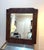 Carved Wood Bamboo/Leaf-Frame Wall Mirror For Sale - Image 4 of 5