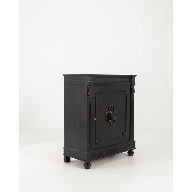 19th Century 19th Century French Wooden Buffet With Marble Top For Sale - Image 5 of 10