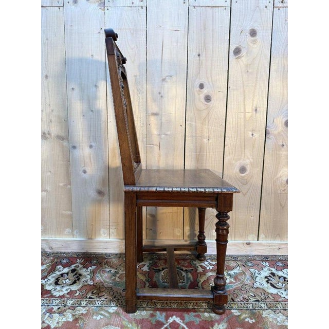 Neo-Renaissance Walnut Chairs, Set of 8 For Sale - Image 5 of 10