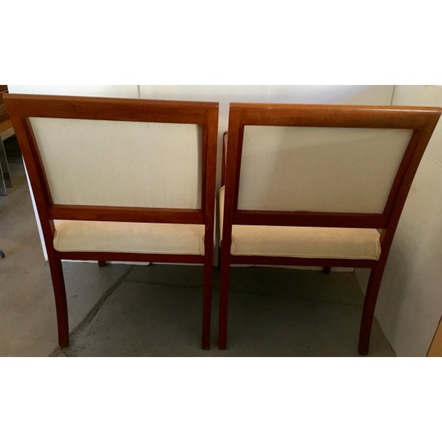 Ward Bennett for Brickel Associates Accent Chairs - a Pair For Sale - Image 5 of 7