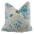 Thibaut "Portofino Embroidery" in Blue/Aqua 22" Pillows-A Pair For Sale