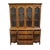 Brown Broyhill Furniture Solid Hard Rock Maple Country French Provincial 59" Buffet W. China Cabinet 5000-10 / 5000-20 For Sale - Image 8 of 15
