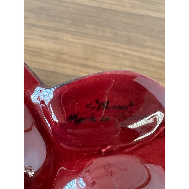 French Majolica Snail Appetizer Plate from St. Clement, 1970s For Sale - Image 10 of 11