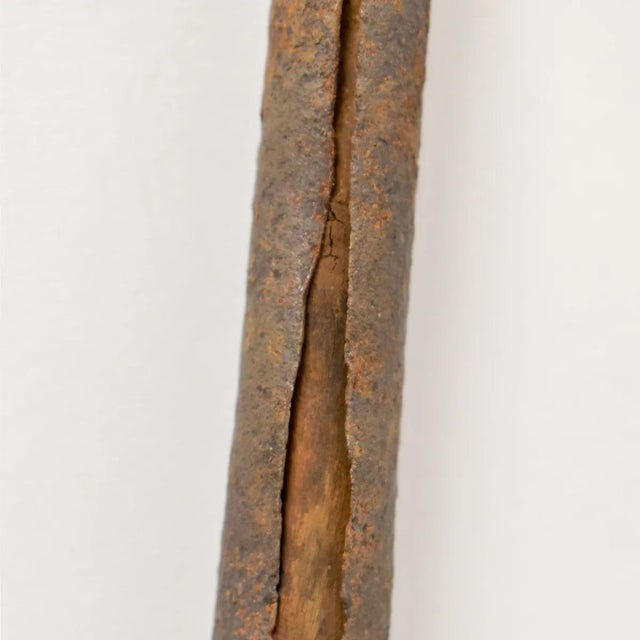 Kuba Spear with Iron Blade 69 Inch Congo For Sale - Image 4 of 7